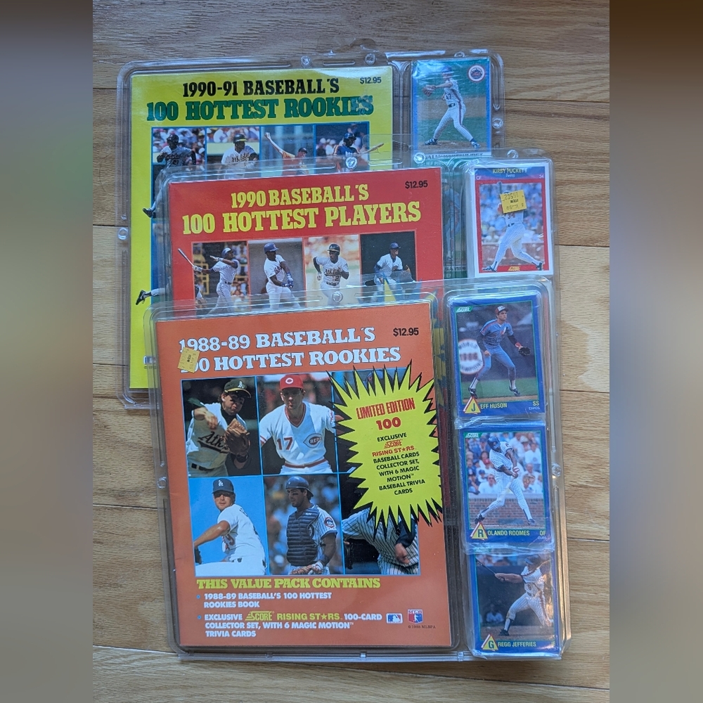 1989-90, 1990, 1990-91 Baseball's 100 Hottest Rookie Factory Sealed Pack